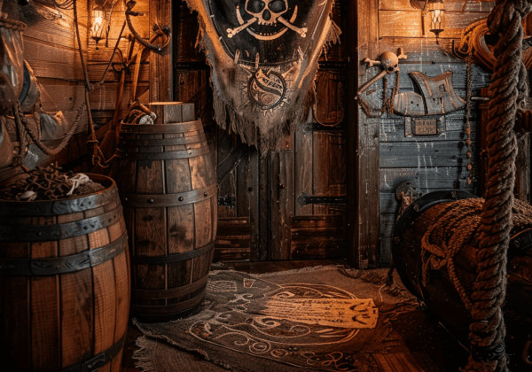 Décor de jeu d'évasion pédagogique pour le primaire