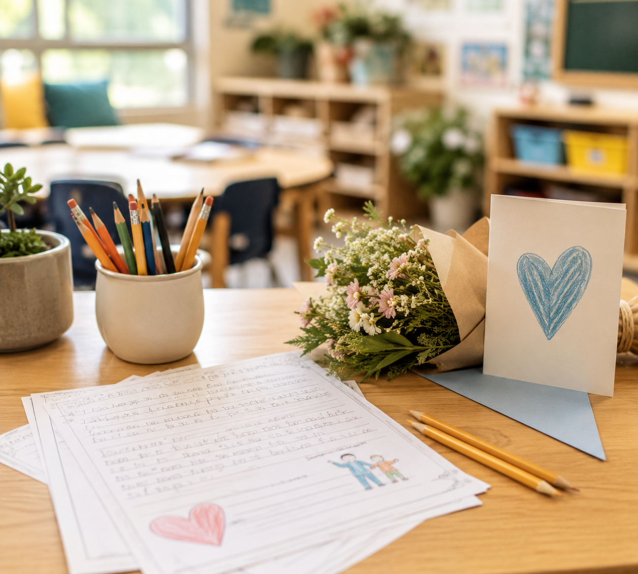 Activité pour la fête des pères au primaire