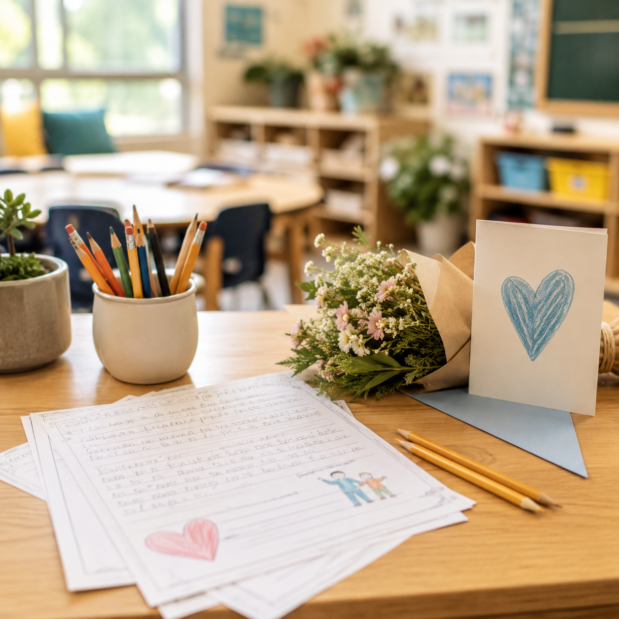 Activité pour la fête des pères au primaire