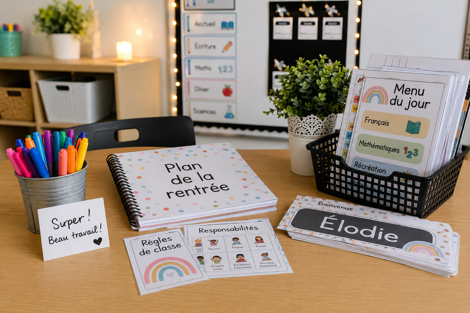 Ressources de rentrée scolaire au primaire : bien démarrer l’année