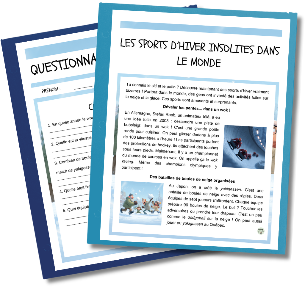 Ressources pédagogique hiver