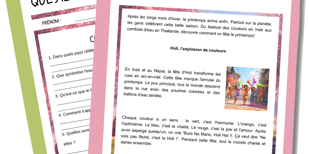 Ressources pédagogiques de printemps pour le primaire