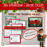 Jeu d'évasion Noël – Opération Traîneau volant (2e et 3e cycles)