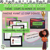 Jeu d'évasion Coupe du Monde de Soccer au primaire