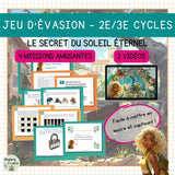 Jeu d'évasion pédagogique de fin d'année – Soleil éternel