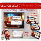 Ceci ou cela – Noël Temps des Fêtes – Tu préfères – Dilemmes