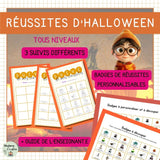 Gestion de classe Halloween – Réussites d'Halloween – Autonomie et rétroactions