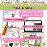 5 à 7 d'écriture – Printemps – Ma fabrique à écrits du printemps