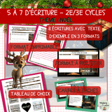 5 à 7 d'écriture – Noël – Temps des Fêtes