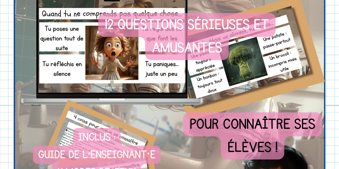 Activité de rentrée originale – 4 coins pour mieux se connaître