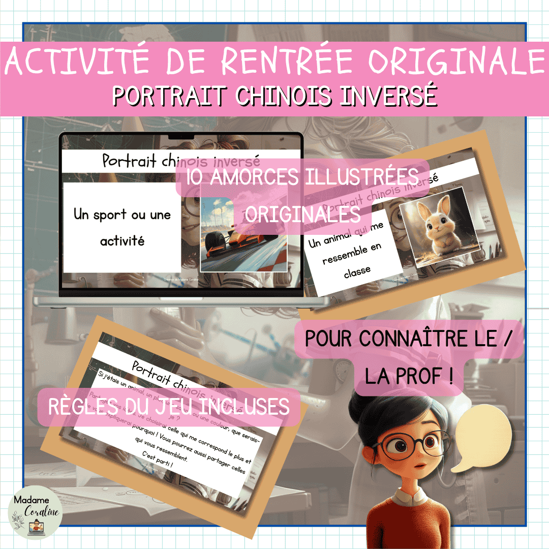 Activité de rentrée originale – Portrait chinois inversé