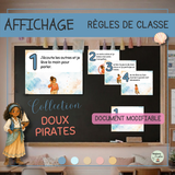 Affiches de règles de classe | Gestion de classe - Collection Doux Pirates