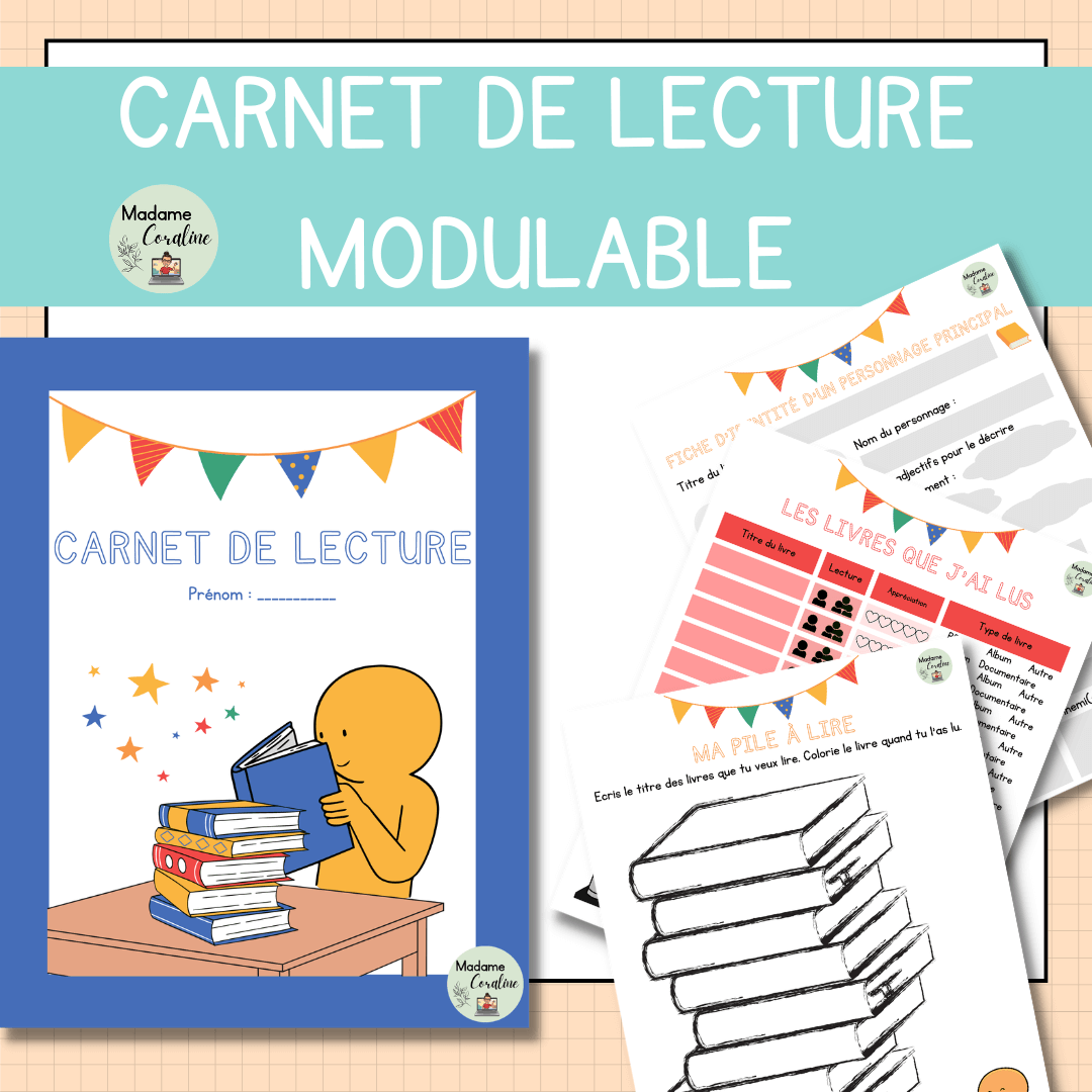 Carnet de lecture modulable