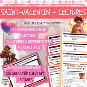 Compréhension de lecture de Saint-Valentin - Récits
