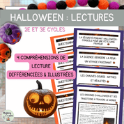 Compréhensions de lecture Halloween
