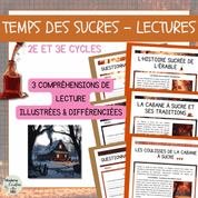 Compréhensions de lecture Temps des sucres