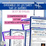 Ensemble de compréhensions de lecture – Fête Nationale du Québec