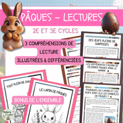 Compréhensions de lecture sur Pâques