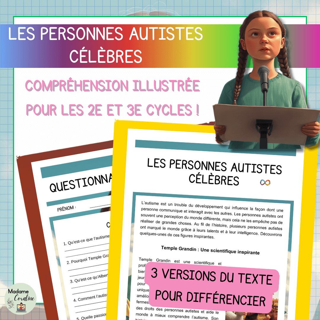 Compréhension de lecture autisme