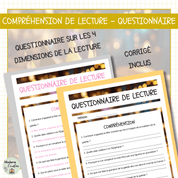 Compréhension de lecture galette des rois