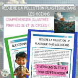 Compréhension de lecture – Jour de la Terre – Réduire la pollution plastique dans les océans