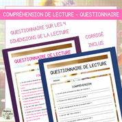 Compréhension de lecture narrative fète des mères bouquet