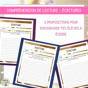 Compréhension de lecture narrative fète des mères bouquet