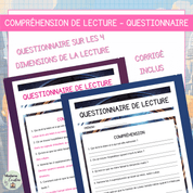 Compréhension de lecture narrative fète des mères lettre 2050