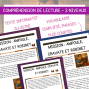 Compréhension de lecture narrative fète des pères super-papa