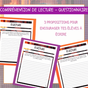 Compréhension de lecture narrative halloween vampire influenceuse