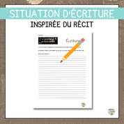 Compréhension de lecture narrative mystère villa hantée