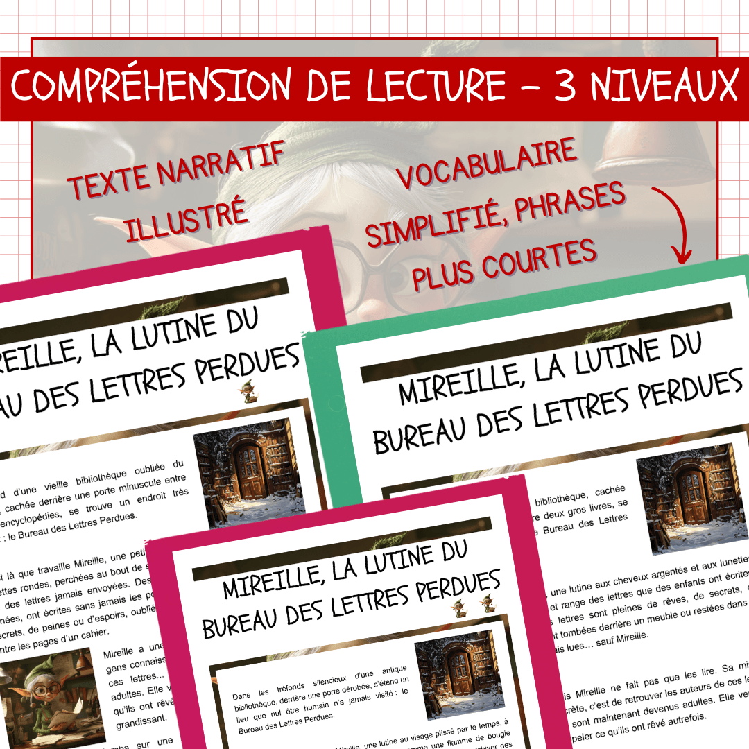 Comprehension de lecture narrative noel mireille lutine