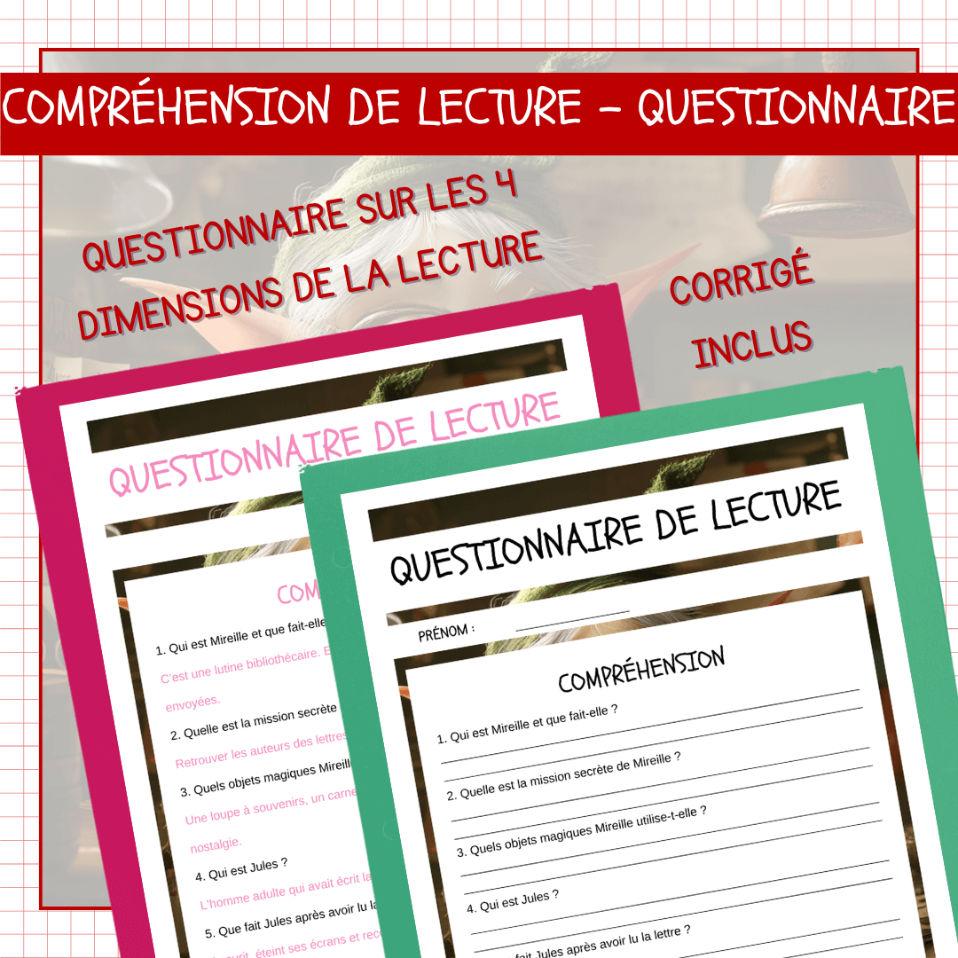 Compréhension de lecture narrative noel mireille lutine