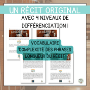 Compréhension de lecture narrative solitude de marie