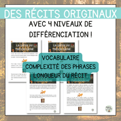 Compréhension de lecture narrative trésor