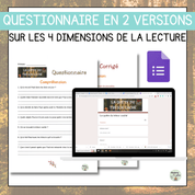 Compréhension de lecture narrative trésor