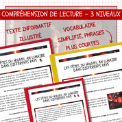 Compréhension de lecture nouvel an lunaire pays