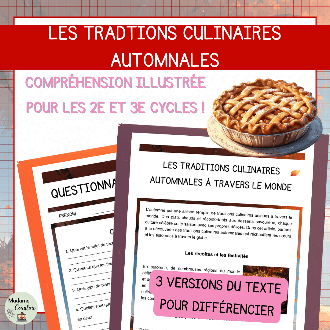 Compréhension lecture automne