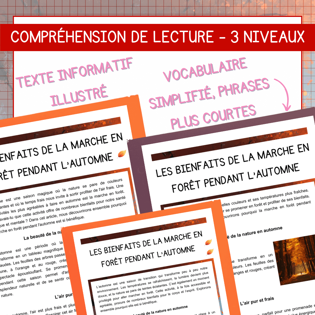 Compréhension lecture automne