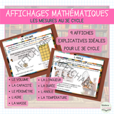 Affichages mathématiques – Les mesures au 3e cycle