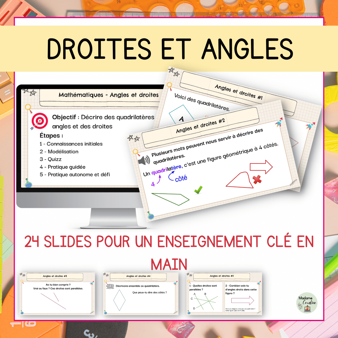 Droites et angles - Clé en main