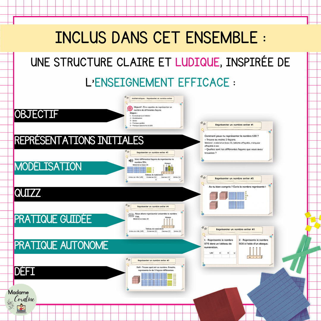 Enseignement explicite numération primaire enseignement efficace