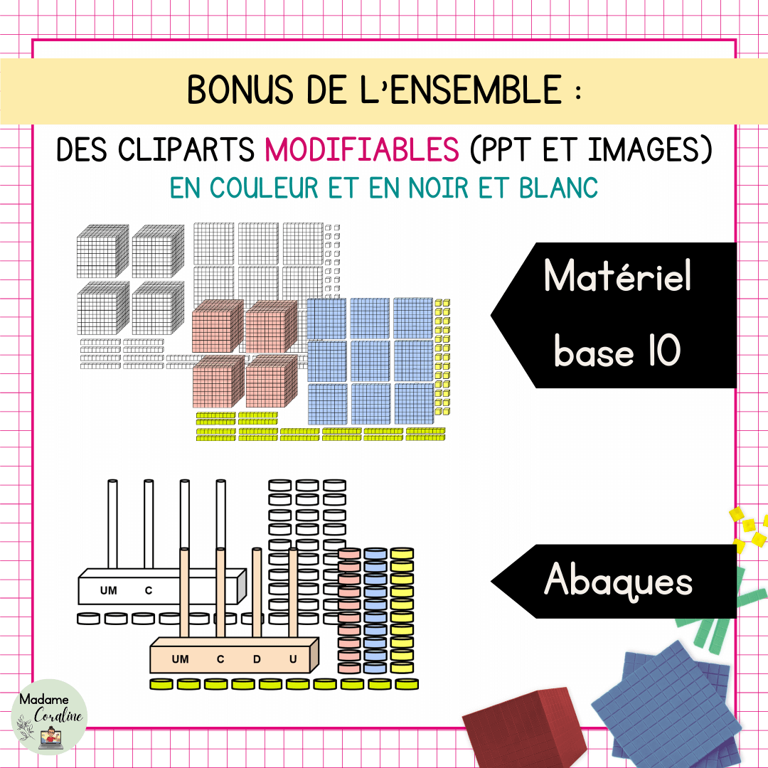 Enseignement explicite numération primaire matériel de numération
