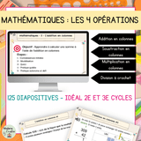 Ensemble – Enseignement clé en main – Opérations en colonnes