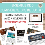 Ensemble – Compréhensions de lecture, écriture, différenciation