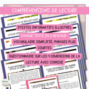 Ensemble de compréhensions de lecture différenciées pour la rentrée scolaire