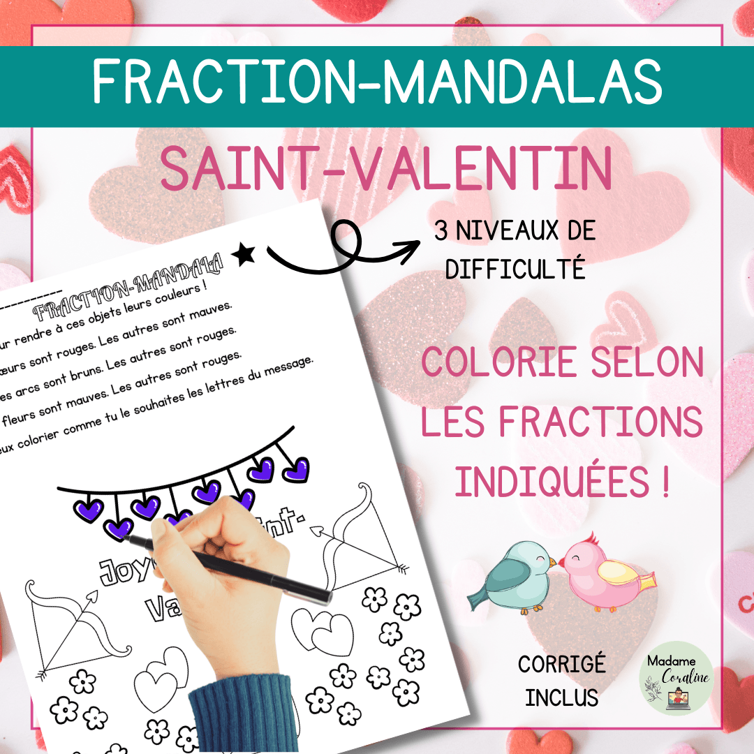 Fractions-mandala saint-valentin