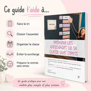 Guide gratuit - Préparer les affichages de classe au primaire sans stress - Livre