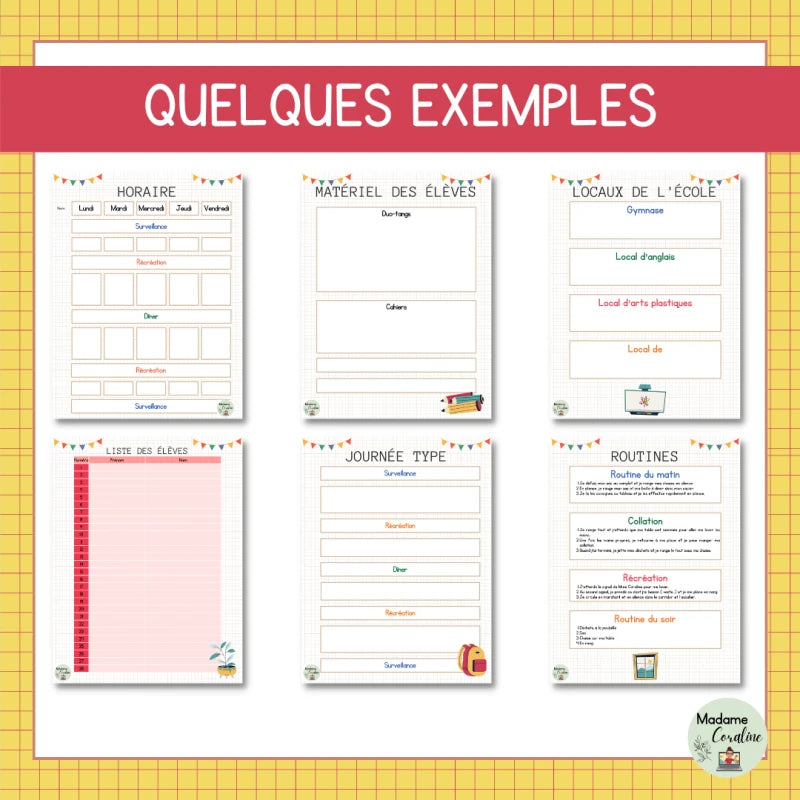 Guide de suppléance au primaire avec exemples