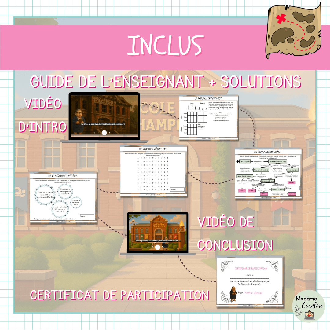 Jeu d'évasion – Rentrée – La Flamme des Champions